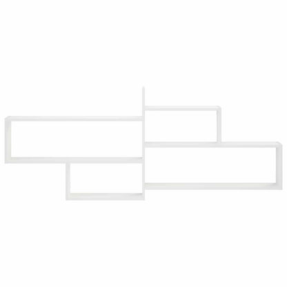 vidaXL Wall Shelf White 168.5 x 17 x 68 cm Engineered Wood