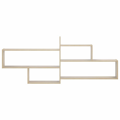 vidaXL Wall Shelf Sonoma Oak 168.5 x 17 x 68 cm Engineered Wood