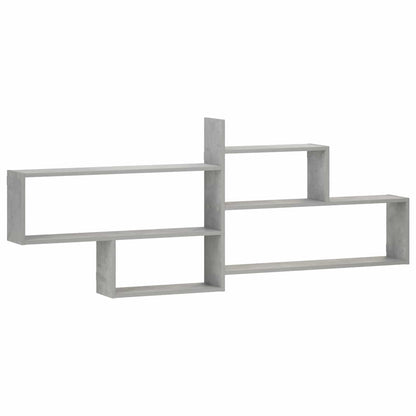 vidaXL Wall Shelf Concrete Grey 168.5 x 17 x 68 cm Engineered Wood