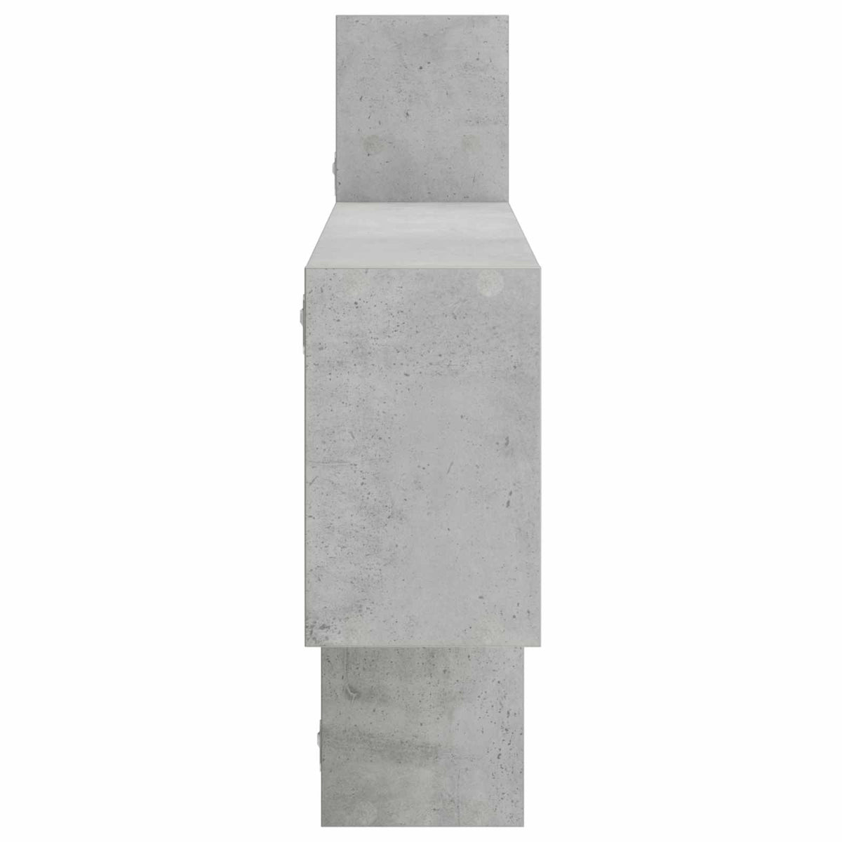 vidaXL Wall Shelf Concrete Grey 168.5 x 17 x 68 cm Engineered Wood
