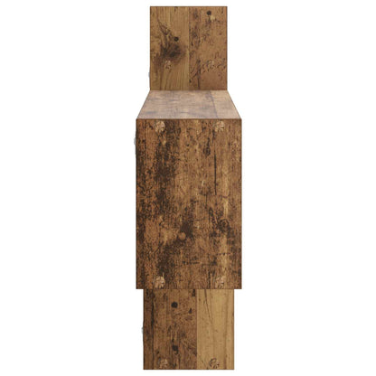 vidaXL Wall Shelf Old Wood 168.5 x 17 x 68 cm Engineered Wood