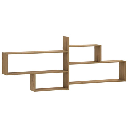 vidaXL Wall Shelf Artisan Oak 168.5 x 17 x 68 cm Engineered Wood