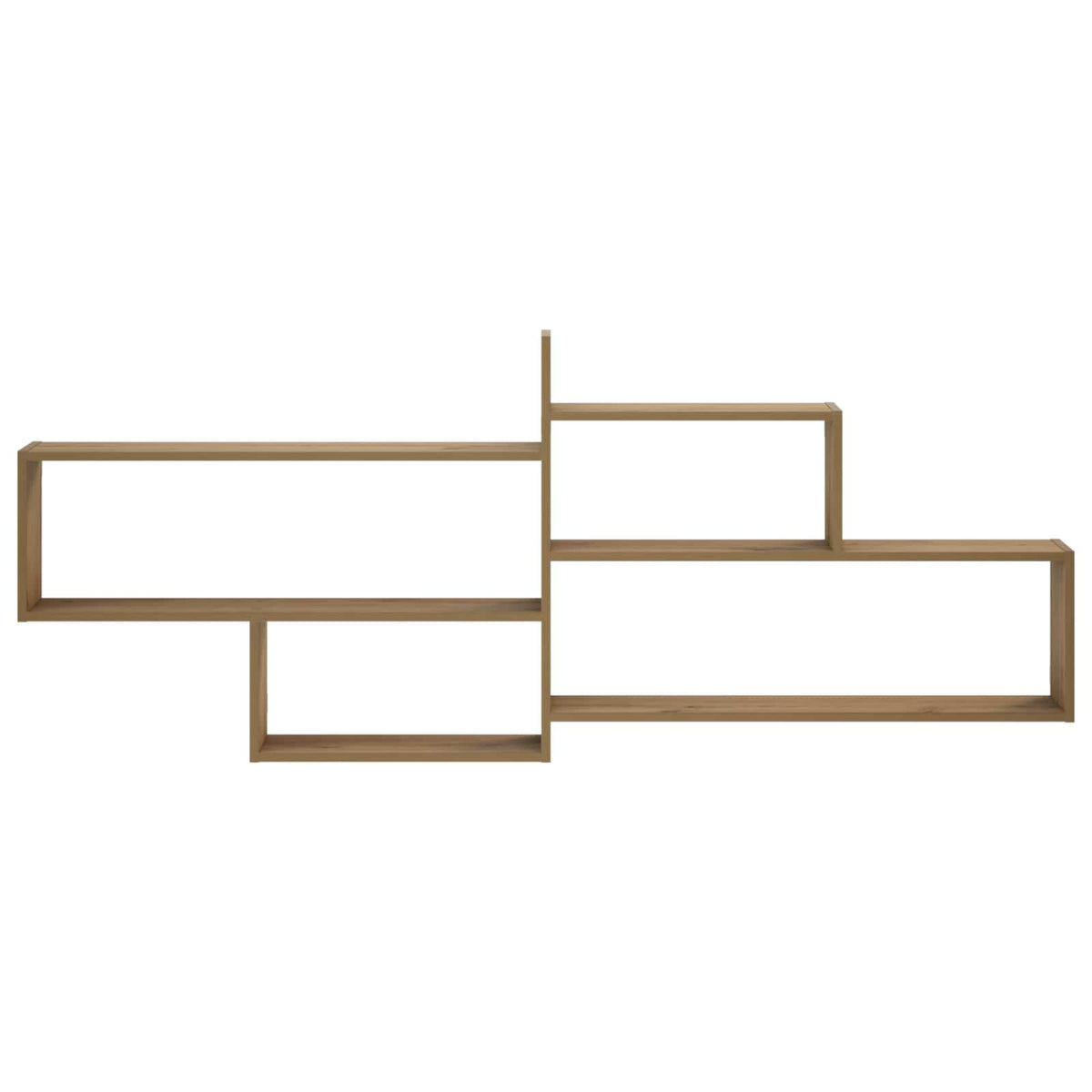 vidaXL Wall Shelf Artisan Oak 168.5 x 17 x 68 cm Engineered Wood
