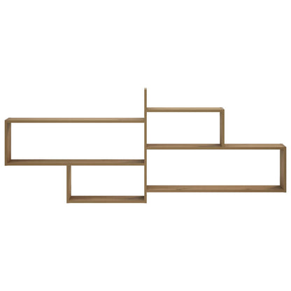 vidaXL Wall Shelf Artisan Oak 168.5 x 17 x 68 cm Engineered Wood