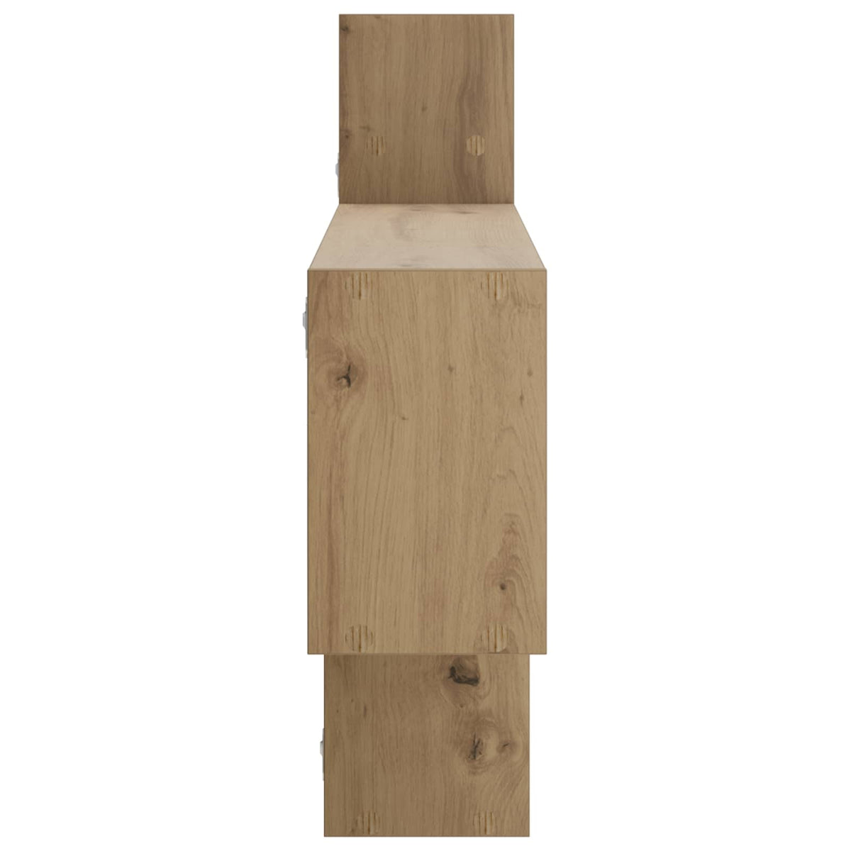 vidaXL Wall Shelf Artisan Oak 168.5 x 17 x 68 cm Engineered Wood