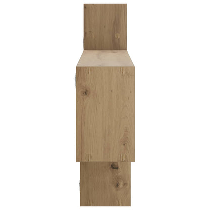 vidaXL Wall Shelf Artisan Oak 168.5 x 17 x 68 cm Engineered Wood
