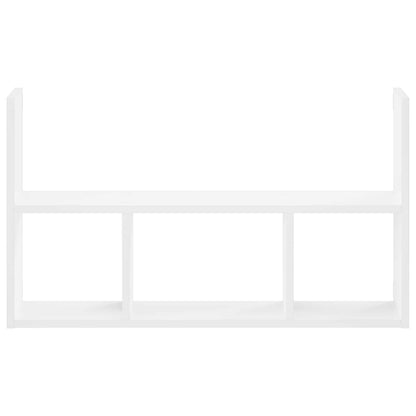 vidaXL Wall Shelf White 78.5 x 17 x 45 cm Engineered Wood