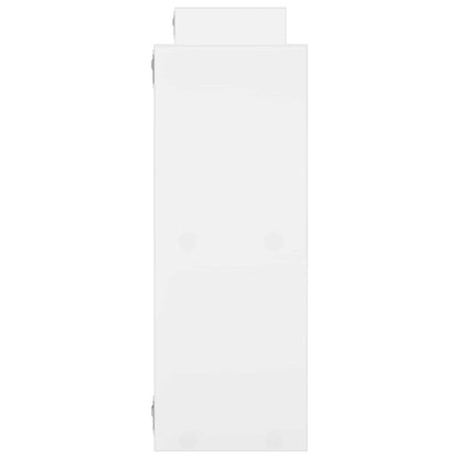 vidaXL Wall Shelf White 78.5 x 17 x 45 cm Engineered Wood