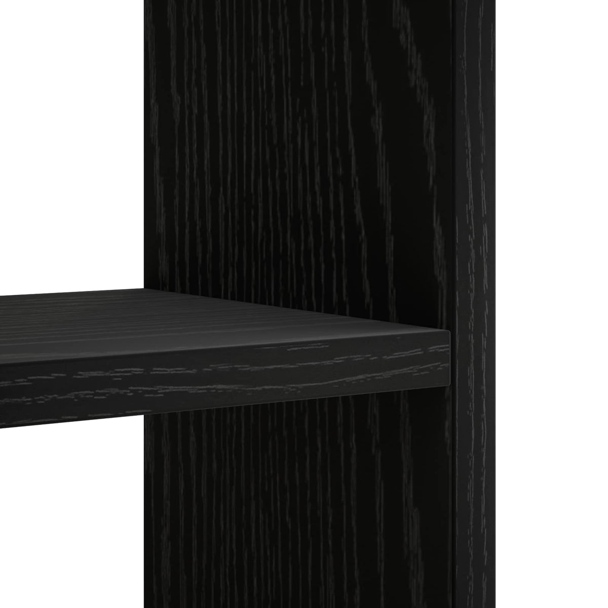 vidaXL Wall Shelf Black Oak 78.5 x 17 x 45 cm Engineered Wood
