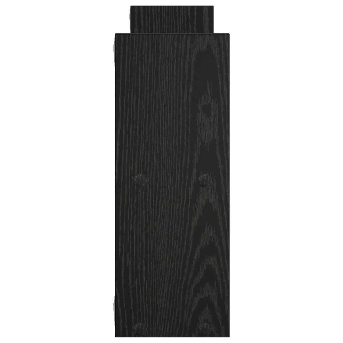 vidaXL Wall Shelf Black Oak 78.5 x 17 x 45 cm Engineered Wood