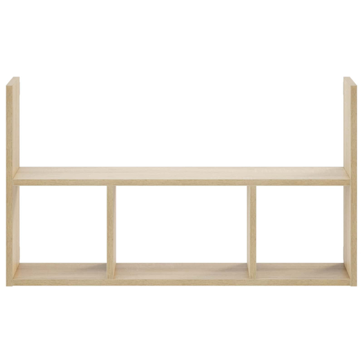 vidaXL Wall Shelf Sonoma Oak 78.5 x 17 x 45 cm Engineered Wood