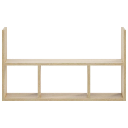 vidaXL Wall Shelf Sonoma Oak 78.5 x 17 x 45 cm Engineered Wood