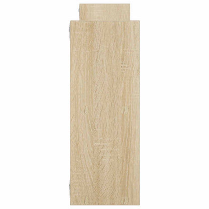 vidaXL Wall Shelf Sonoma Oak 78.5 x 17 x 45 cm Engineered Wood