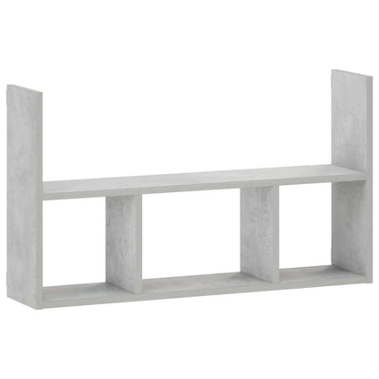 vidaXL Wall Shelf Concrete Grey 78.5 x 17 x 45 cm Engineered Wood