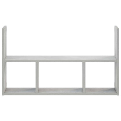 vidaXL Wall Shelf Concrete Grey 78.5 x 17 x 45 cm Engineered Wood