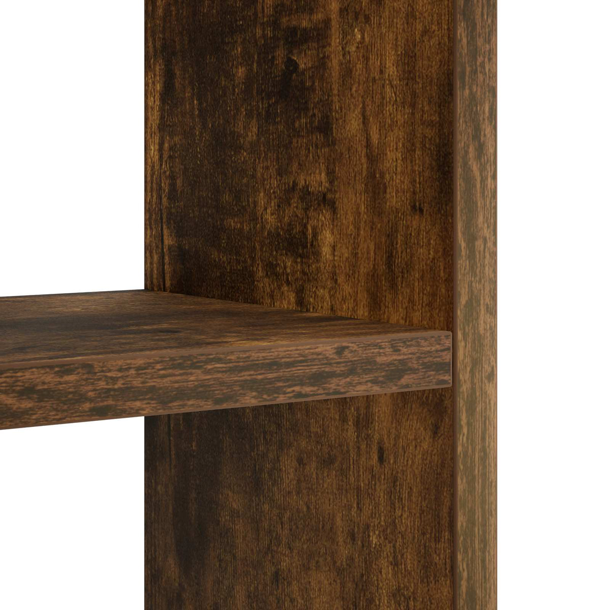 vidaXL Wall Shelf Smoked Oak 78.5 x 17 x 45 cm Engineered Wood