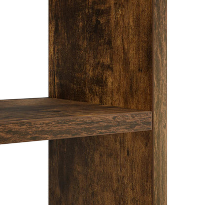 vidaXL Wall Shelf Smoked Oak 78.5 x 17 x 45 cm Engineered Wood