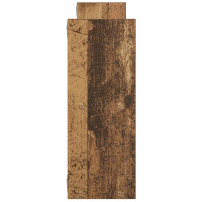 vidaXL Wall Shelf Old Wood 78.5 x 17 x 45 cm Engineered Wood