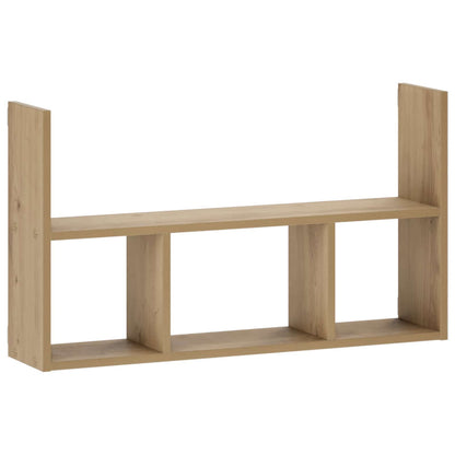 vidaXL Wall Shelf Artisan Oak 78.5 x 17 x 45 cm Engineered Wood