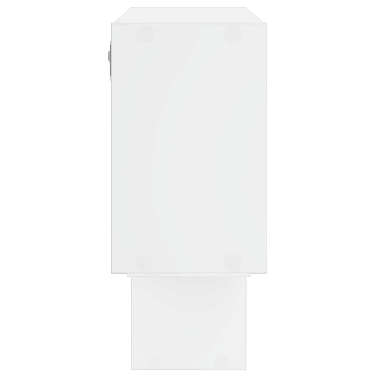 vidaXL Wall Shelf White 158 x 17 x 53 cm Engineered Wood