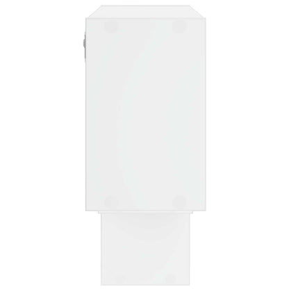 vidaXL Wall Shelf White 158 x 17 x 53 cm Engineered Wood