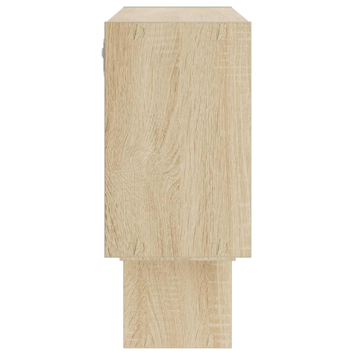 vidaXL Wall Shelf Sonoma Oak 158 x 17 x 53 cm Engineered Wood