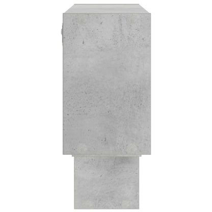 vidaXL Wall Shelf Concrete Grey 158 x 17 x 53 cm Engineered Wood