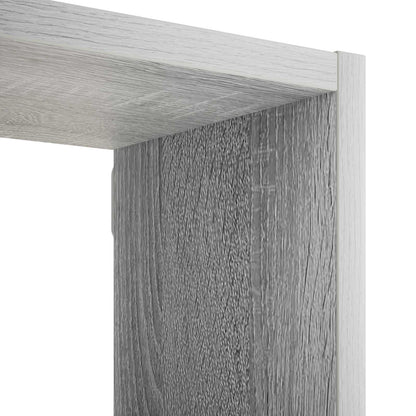 vidaXL Wall Shelf Grey Sonoma 158 x 17 x 53 cm Engineered Wood