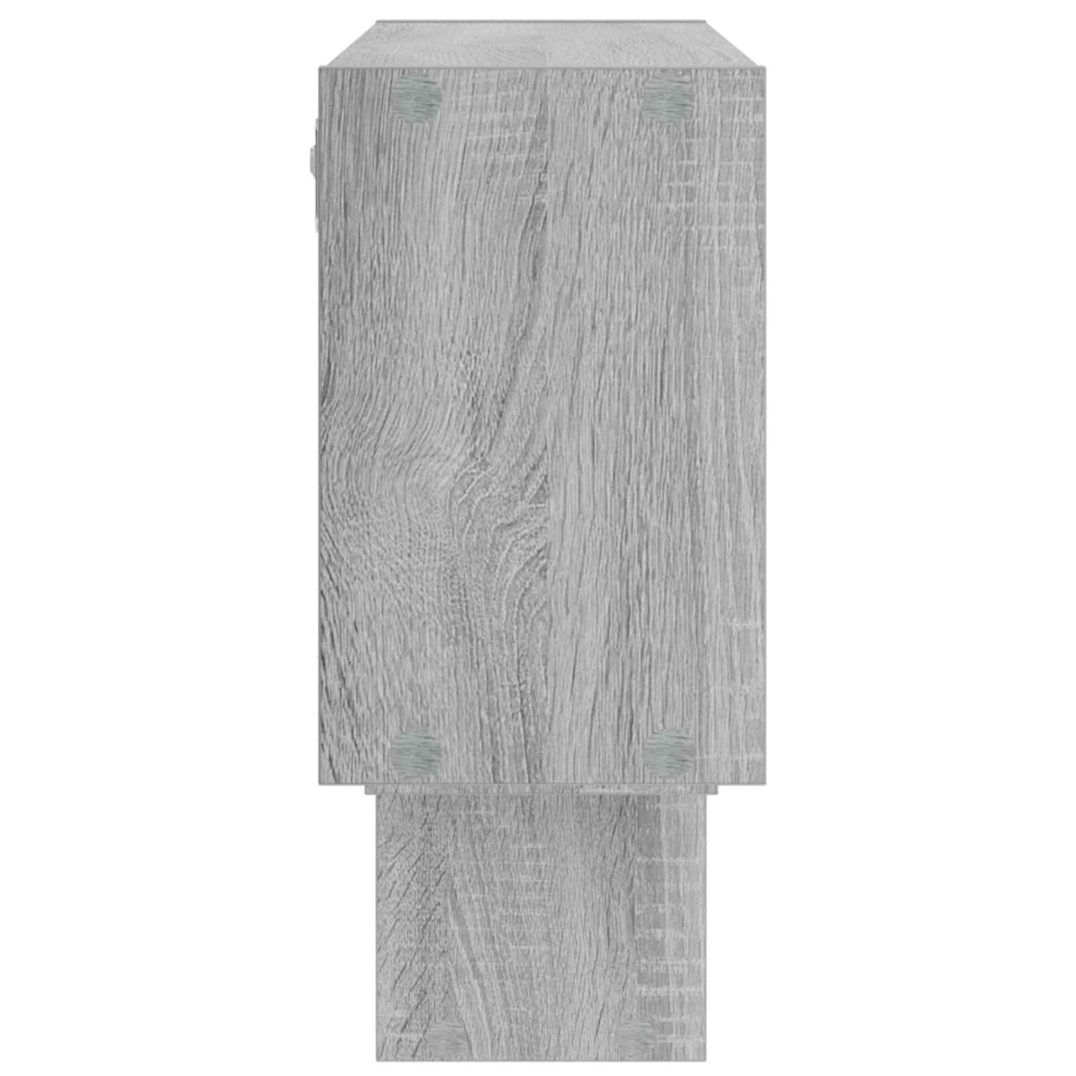 vidaXL Wall Shelf Grey Sonoma 158 x 17 x 53 cm Engineered Wood