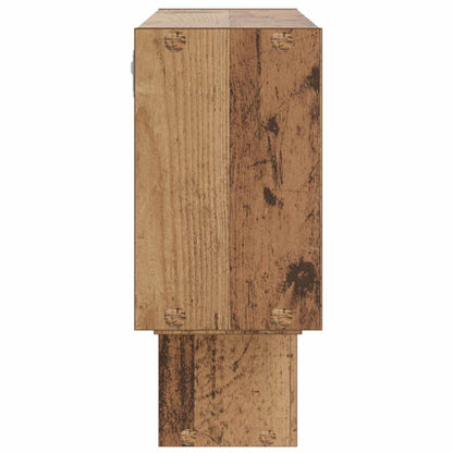 vidaXL Wall Shelf Old Wood 158 x 17 x 53 cm Engineered Wood