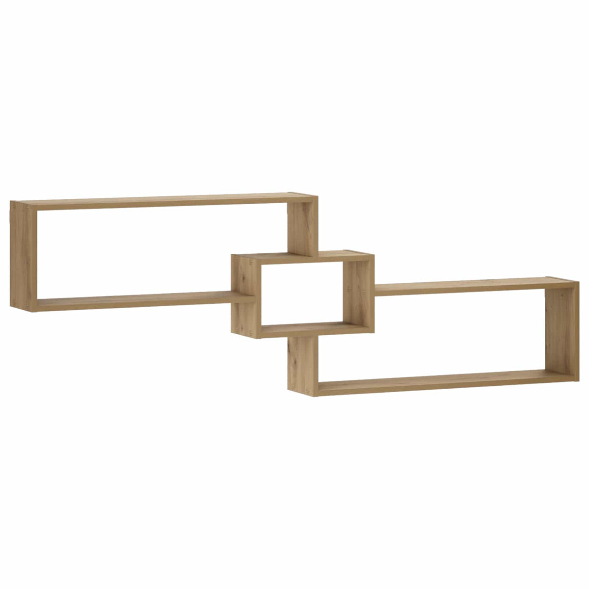 vidaXL Wall Shelf Artisan Oak 158 x 17 x 53 cm Engineered Wood