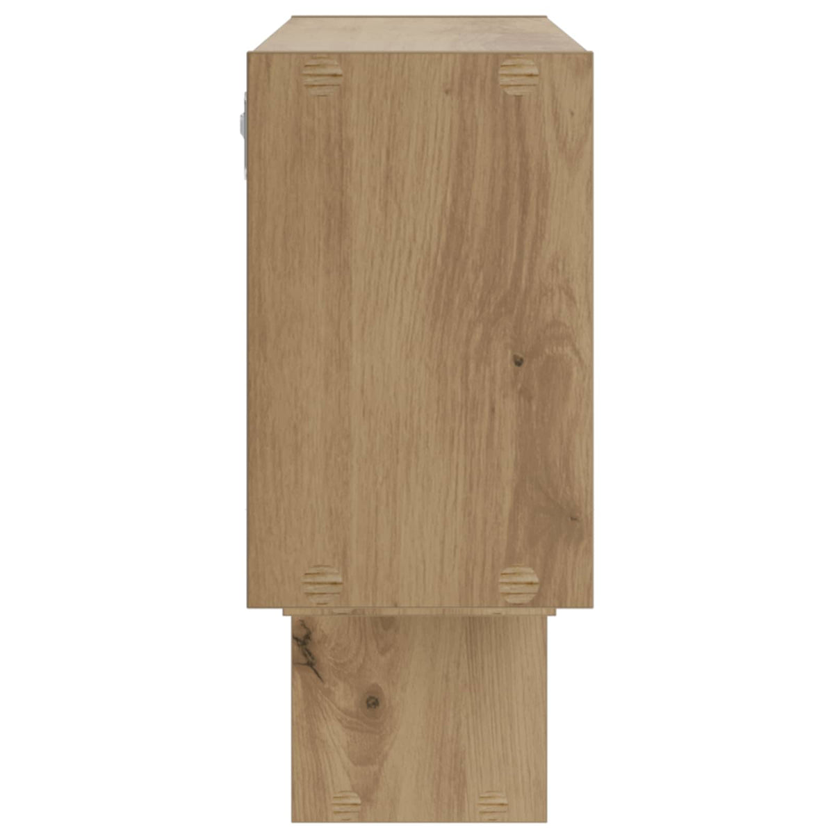 vidaXL Wall Shelf Artisan Oak 158 x 17 x 53 cm Engineered Wood