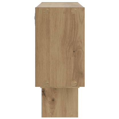 vidaXL Wall Shelf Artisan Oak 158 x 17 x 53 cm Engineered Wood