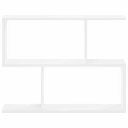 vidaXL Wall Shelf White 72 x 17 x 55.5 cm Engineered Wood