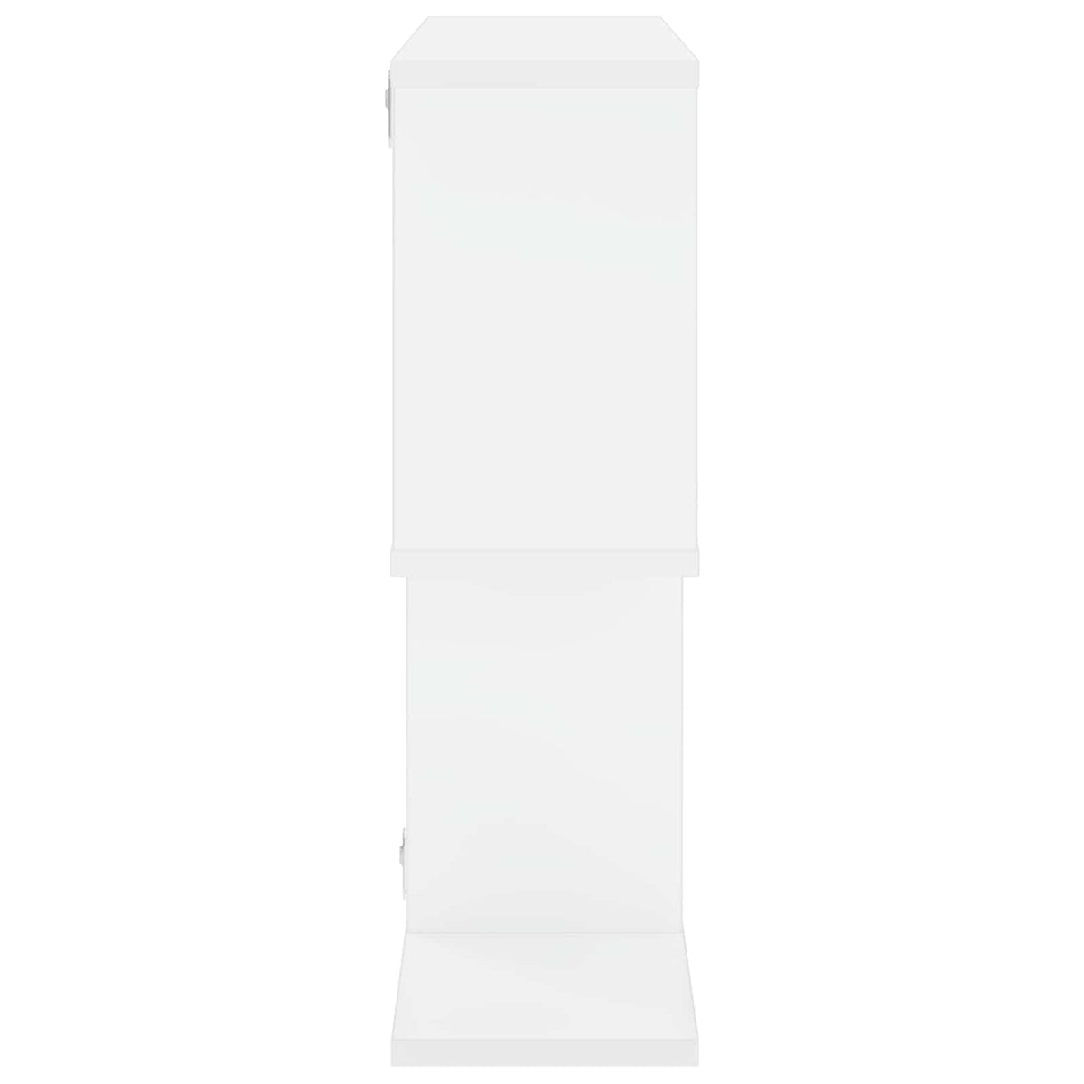 vidaXL Wall Shelf White 72 x 17 x 55.5 cm Engineered Wood