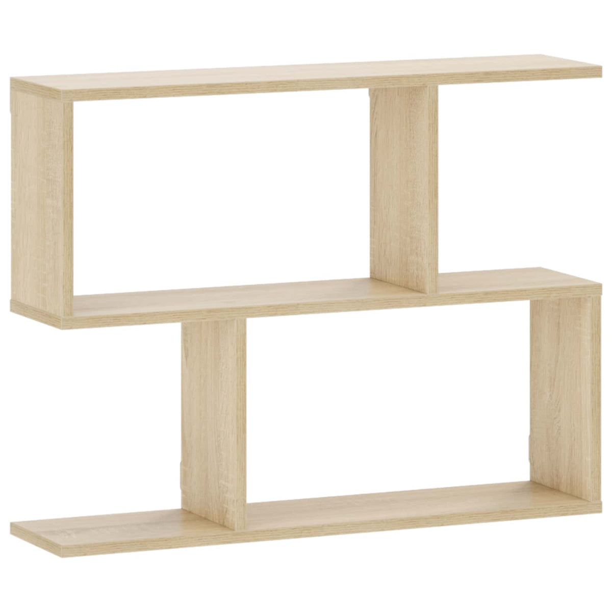 vidaXL Wall Shelf Sonoma Oak 72 x 17 x 55.5 cm Engineered Wood