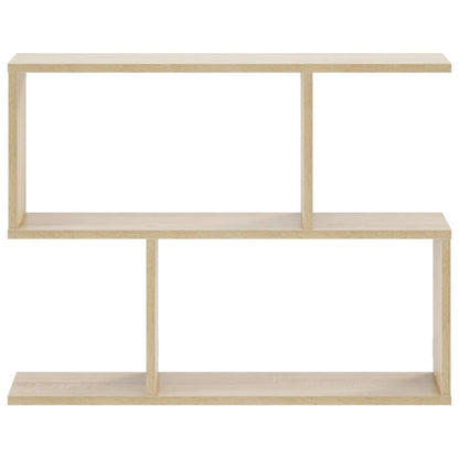 vidaXL Wall Shelf Sonoma Oak 72 x 17 x 55.5 cm Engineered Wood