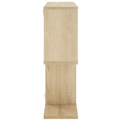vidaXL Wall Shelf Sonoma Oak 72 x 17 x 55.5 cm Engineered Wood