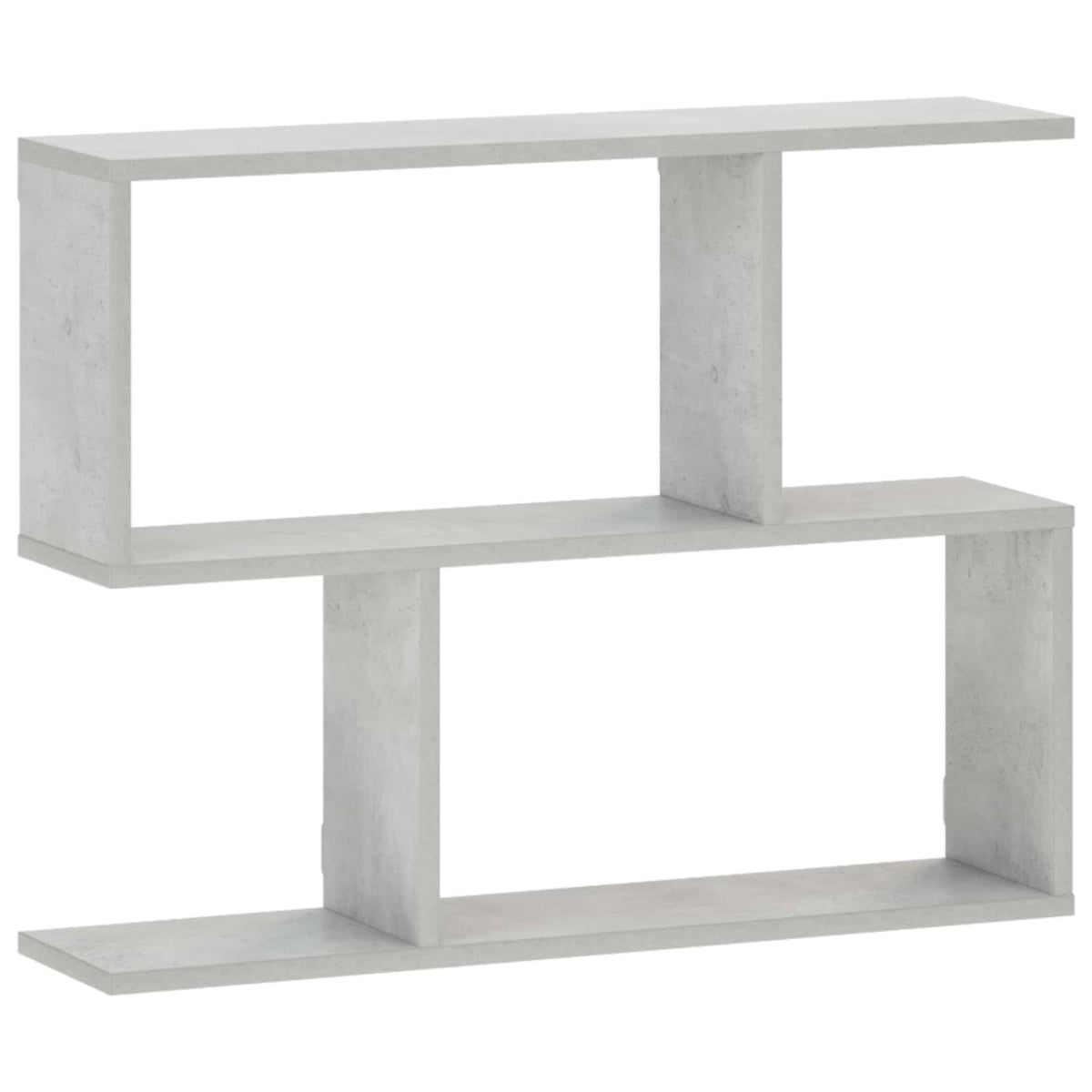 vidaXL Wall Shelf Concrete Grey 72 x 17 x 55.5 cm Engineered Wood