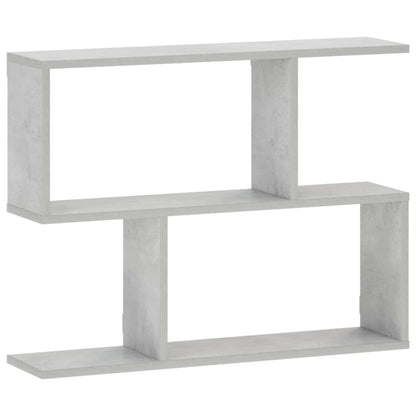 vidaXL Wall Shelf Concrete Grey 72 x 17 x 55.5 cm Engineered Wood