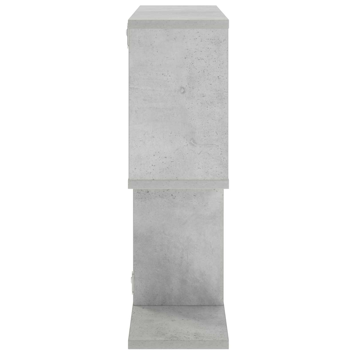 vidaXL Wall Shelf Concrete Grey 72 x 17 x 55.5 cm Engineered Wood