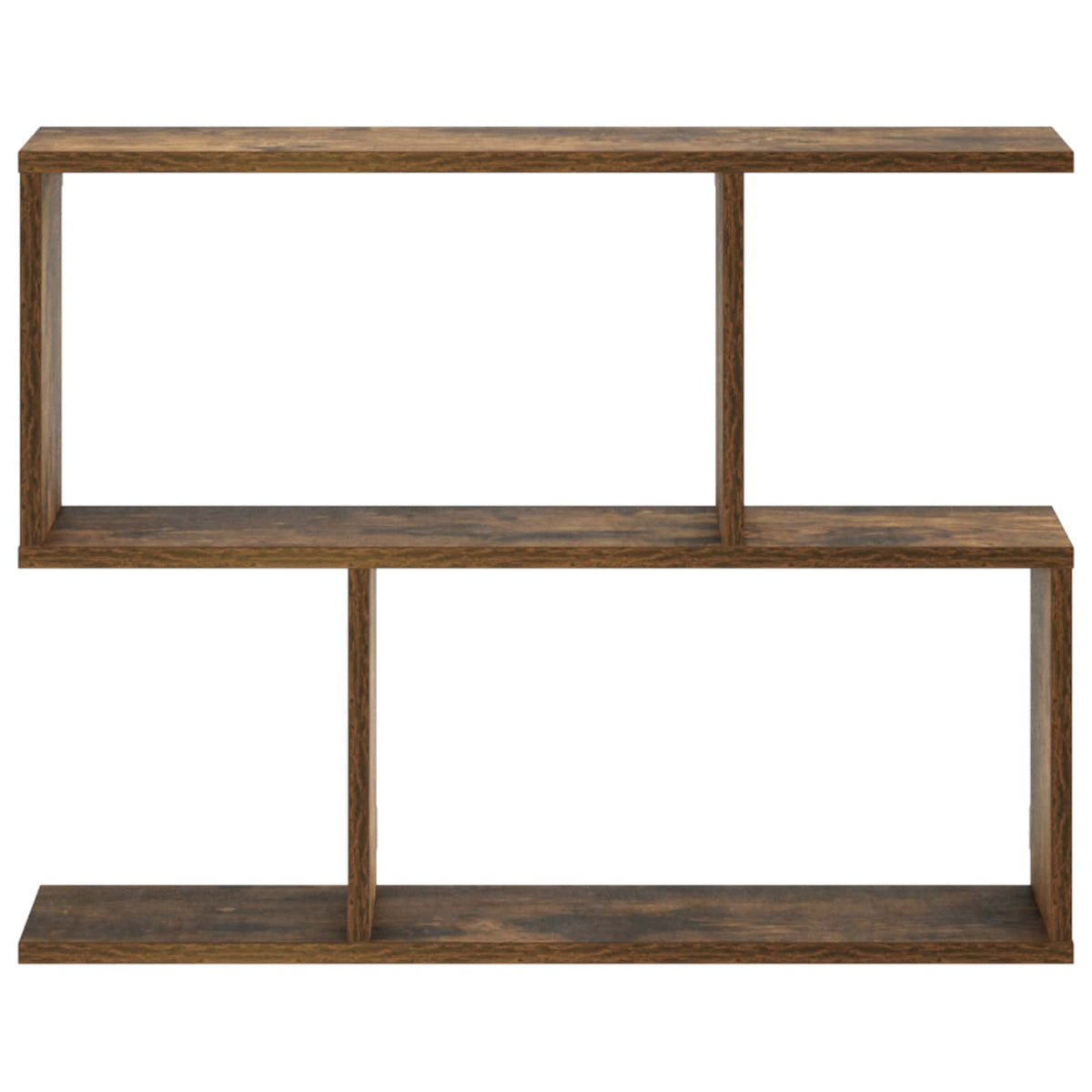 vidaXL Wall Shelf Smoked Oak 72 x 17 x 55.5 cm Engineered Wood