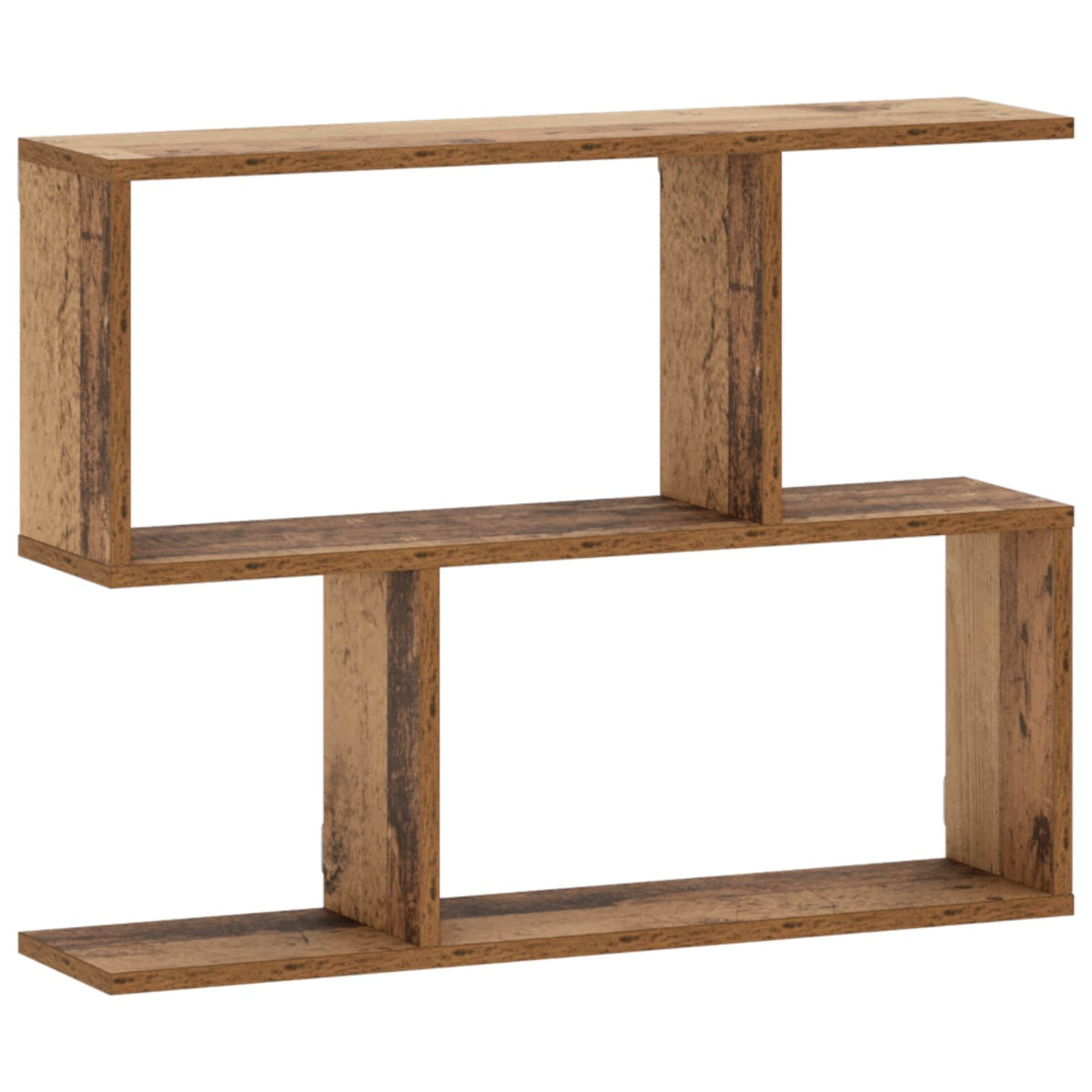 vidaXL Wall Shelf Oak Wood 72 x 17 x 55.5 cm Engineered Wood