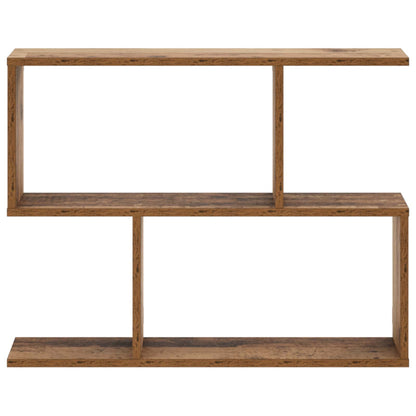 vidaXL Wall Shelf Oak Wood 72 x 17 x 55.5 cm Engineered Wood