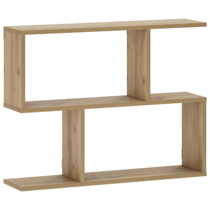 vidaXL Wall Shelf Artisan Oak 72 x 17 x 55.5 cm Engineered Wood