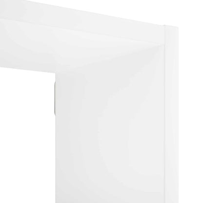 vidaXL Wall Shelf White 72 x 17 x 105 cm Engineered Wood