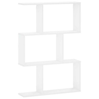 vidaXL Wall Shelf White 72 x 17 x 105 cm Engineered Wood