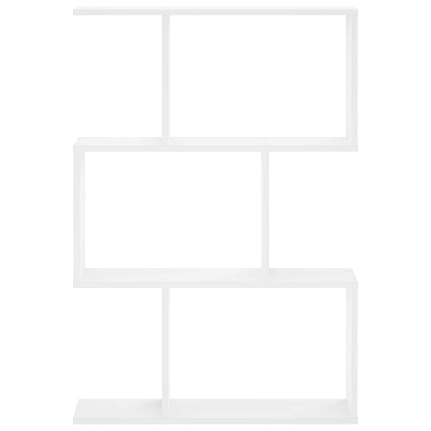 vidaXL Wall Shelf White 72 x 17 x 105 cm Engineered Wood