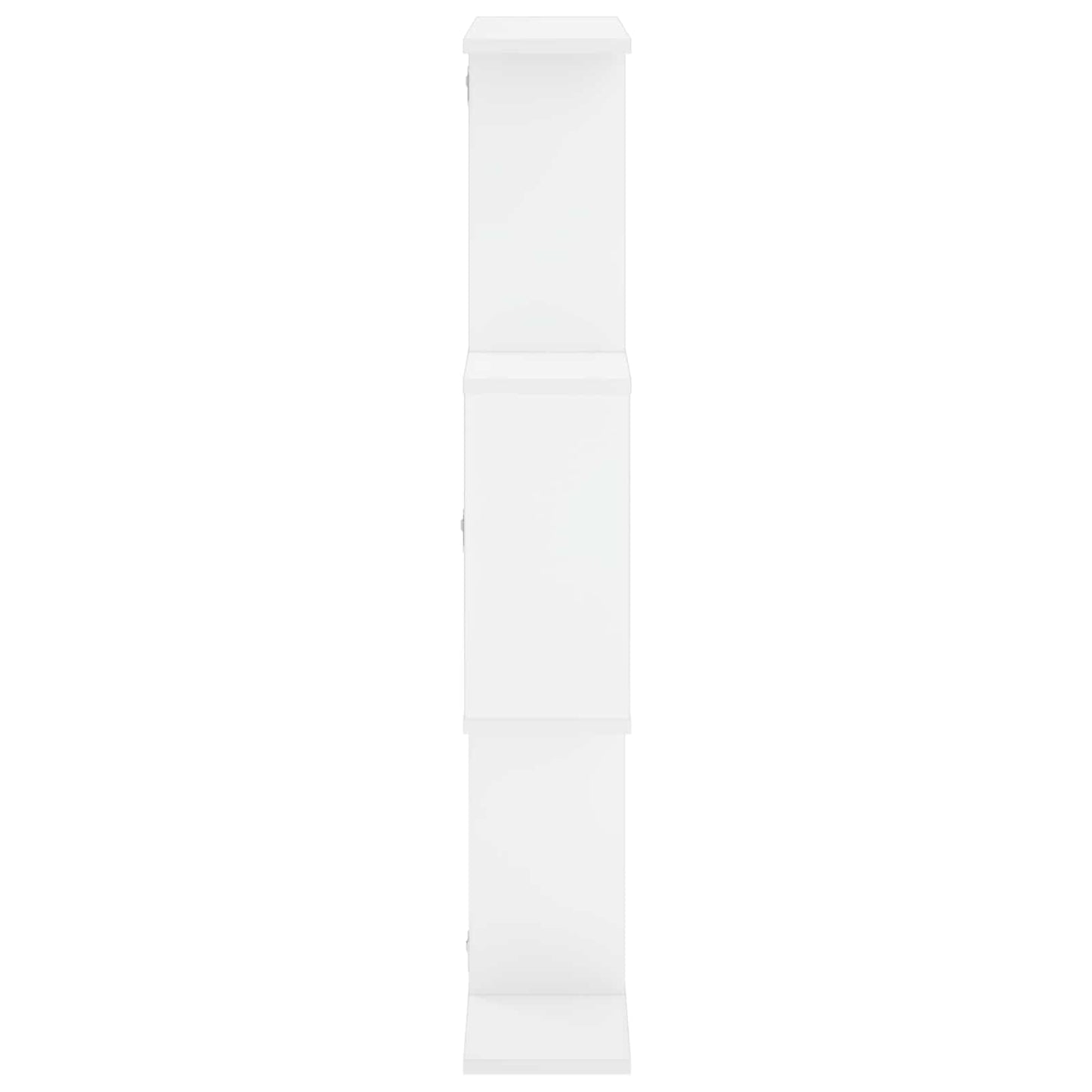 vidaXL Wall Shelf White 72 x 17 x 105 cm Engineered Wood