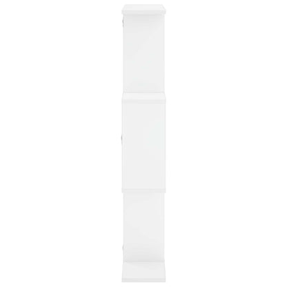 vidaXL Wall Shelf White 72 x 17 x 105 cm Engineered Wood